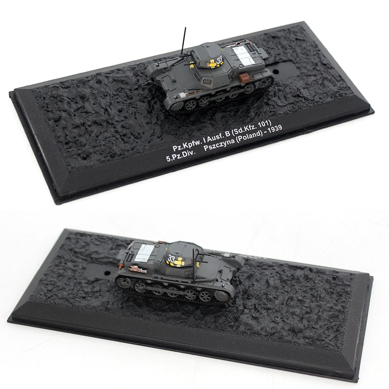 1/72 Scale WWII German Sd.Kfz. 250 Half-Track Panzer Tank Sturmgeschütz III Assault Gun Diecast Model