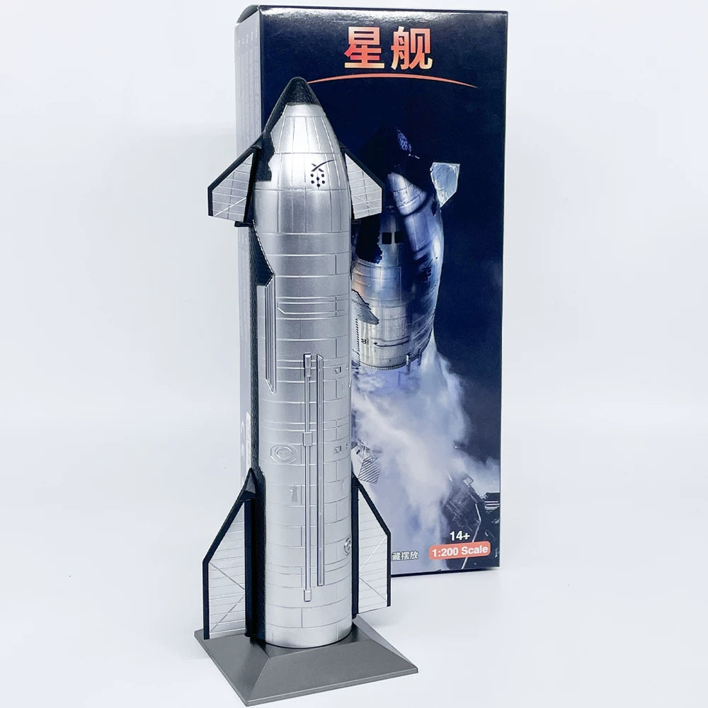 1/200 Scale SpaceX Falcon 9 Medium-Lift Launch Vehicle Two-Stage Rocket Diecast Model