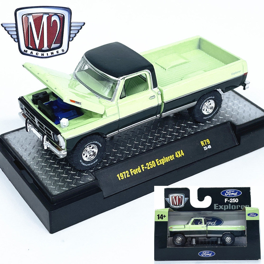 1/64 Scale 1972 Ford F-250 Explorer Truck Diecast Model