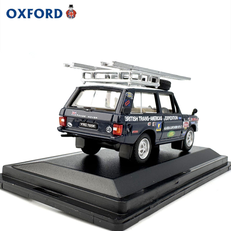 1/76 Scale Range Rover Classic British Trans-Americas Expedition Diecast Model Car