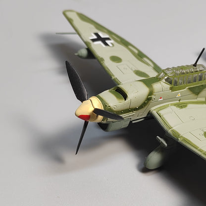 1/100 Scale Junkers Ju 87 Stuka WWII German Dive Bomber Diecast Model Aircraft