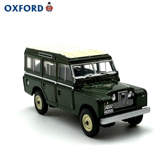1/76 Scale Land Rover Series II Station Wagon Green Diecast Model Car