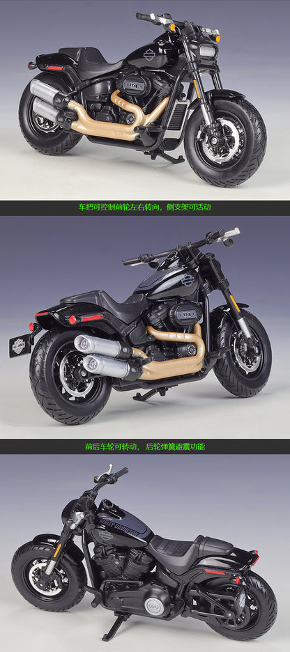 1/18 Scale 2022 Harley-Davidson Fat Bob 114 Diecast Model Motorcycle