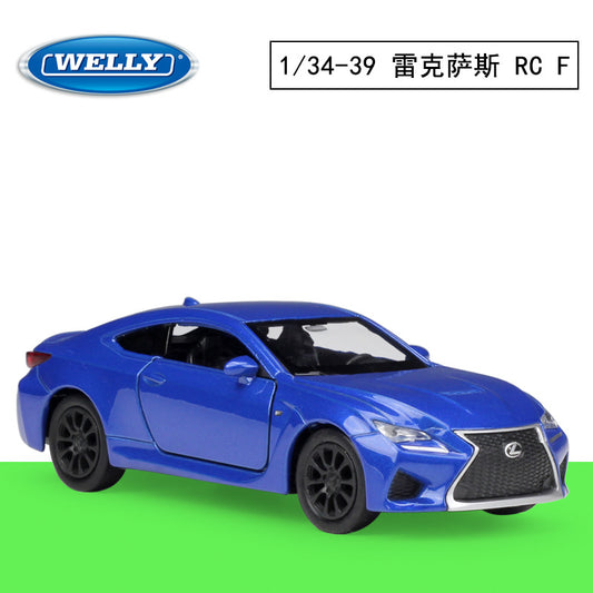 1/36 Scale Lexus RC F Coupe Diecast Model Car Pull Back Toy