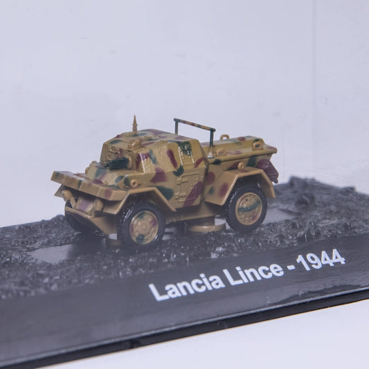 1/72 Scale 1944 Lancia Lince WWII 1942 Italian Scout Car Diecast Model