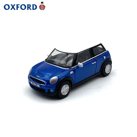 1/76 Scale Mini Cooper S Blue Diecast Model Car