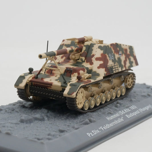 1/72 Scale 1945 Hummel WWII German Self-Propelled Gun Sd.Kfz. 165 Diecast Model