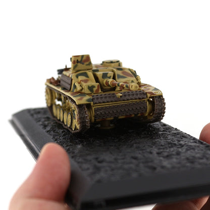 1/72 Scale WWII German Sd.Kfz. 250 Half-Track Panzer Tank Sturmgeschütz III Assault Gun Diecast Model