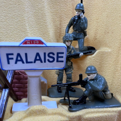 1/43 Scale WWII Falaise Pocket Battle Soldiers Figurines