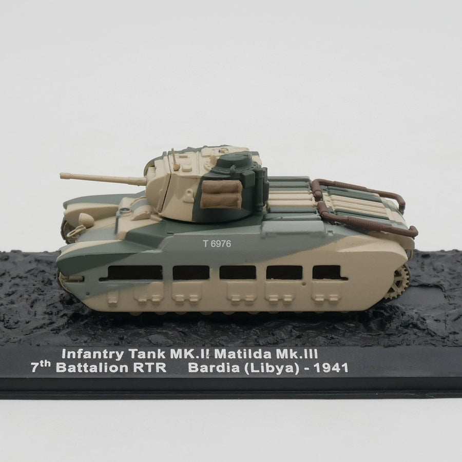 1/72 Scale 1941 WWII British Infantry Tank Mark II Matilda Diecast Model