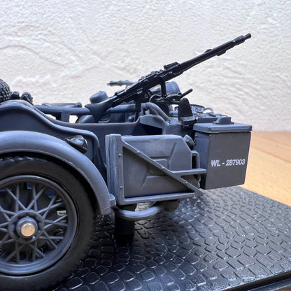 1/24 Scale BMW R75 Motorcycle Panzerfaust 30 WWII Military Vehicle Diecast Model
