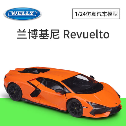 1/24 Scale Lamborghini Revuelto Hybrid Sports Car Diecast Model