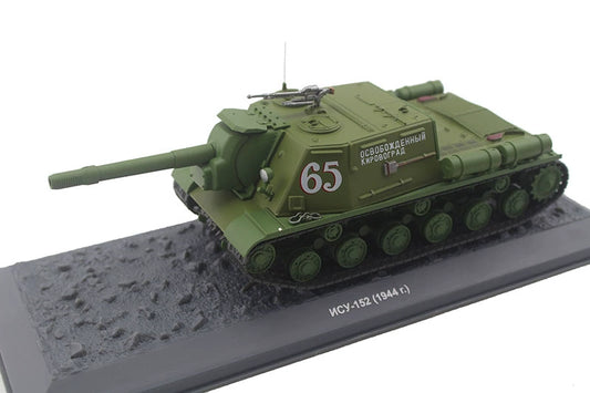 1/43 Scale 1944 ISU-152 WWII Soviet Self-Propelled Gun Diecast Model