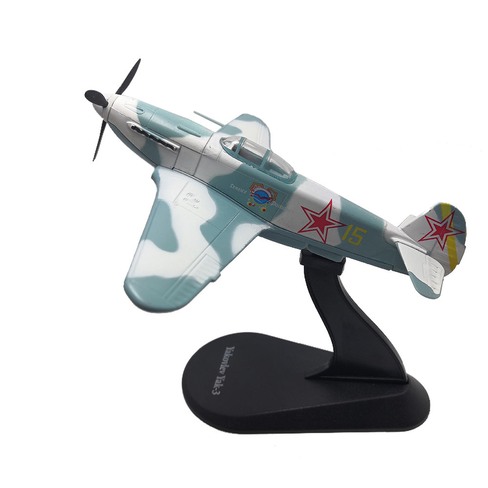 1/72 Scale Yakovlev Yak-3 WWII Soviet Fighter Diecast Model Aircraft