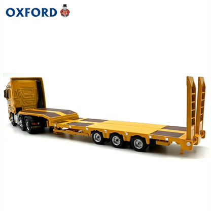 1/76 Scale Mercedes Actros Semi Low Loader Diecast Model