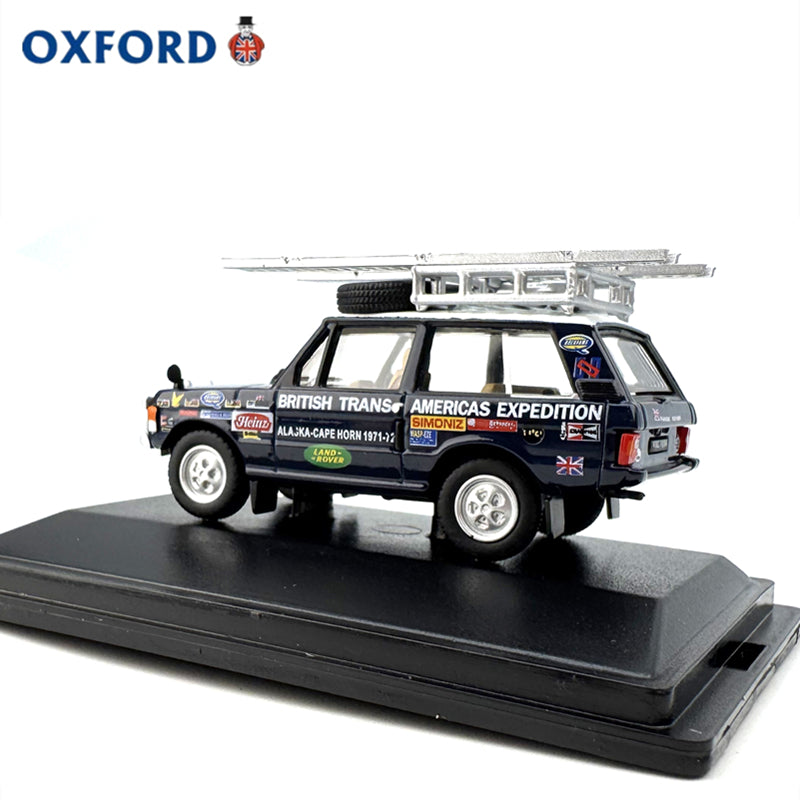 1/76 Scale Range Rover Classic British Trans-Americas Expedition Diecast Model Car