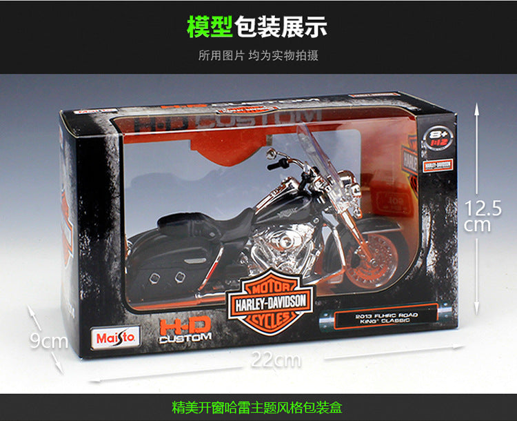 1/12 Scale 2013 Harley-Davidson FLHRC Road King Classic Diecast Model Motorcycle