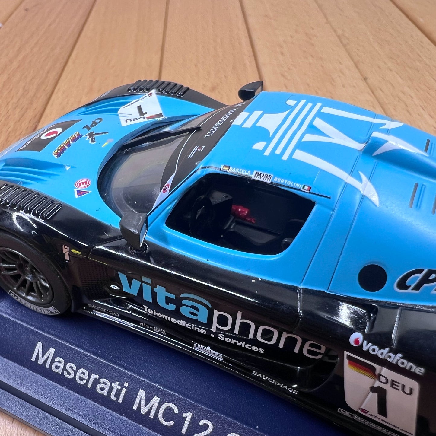 1/43 Spark 2005 Maserati MC12 GT1 No.15 JMB Racing 2nd 24H Spa A Bertolini K Wendlinger P Peter Car Model 1/43 Spark 2005 Maserati MC12 GT1 No.15 JMB Racing 2nd 24H Spa A Bertolini K Wendlinger P Peter Car Model
