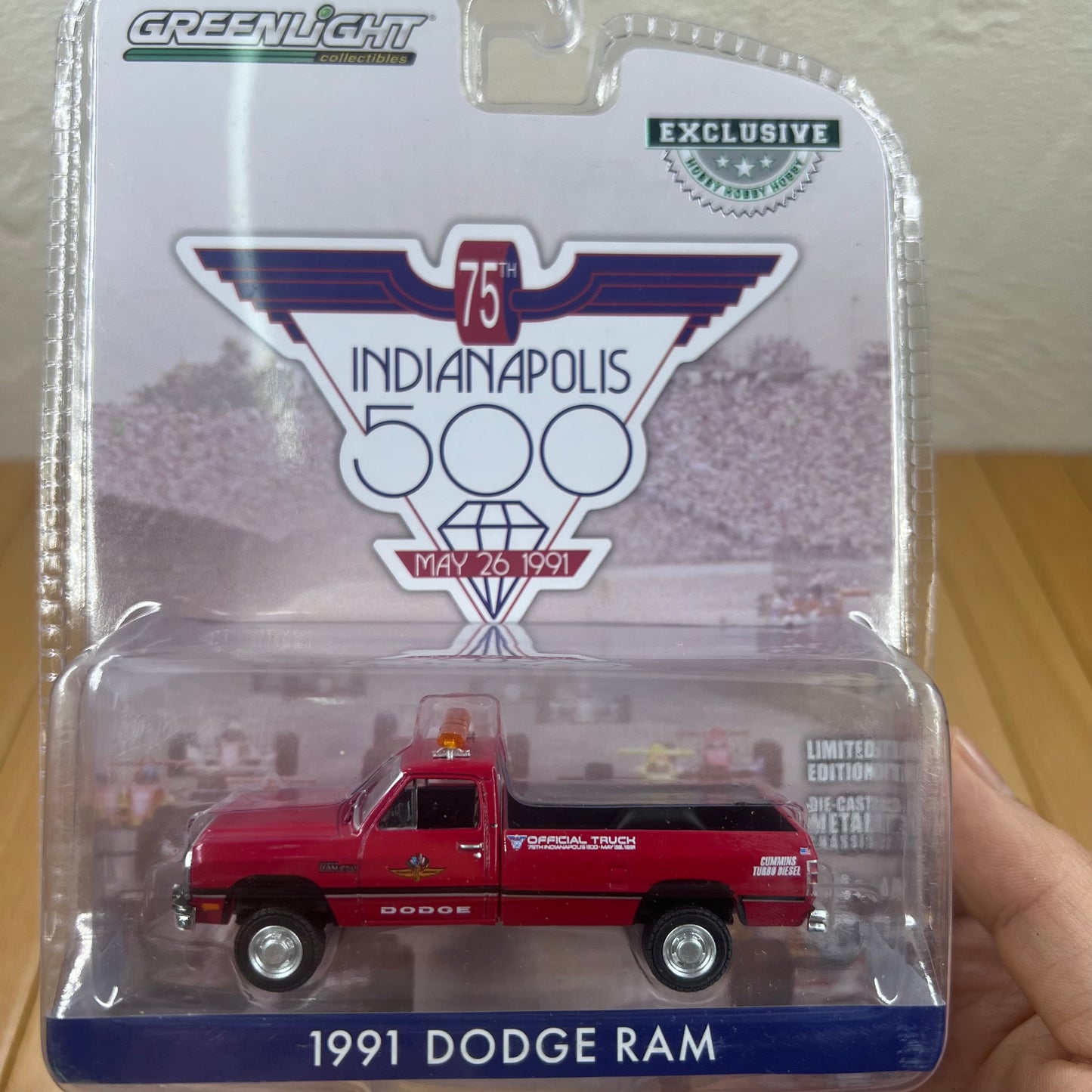 1/64 Scale 1991 Dodge Ram Truck Diecast Model