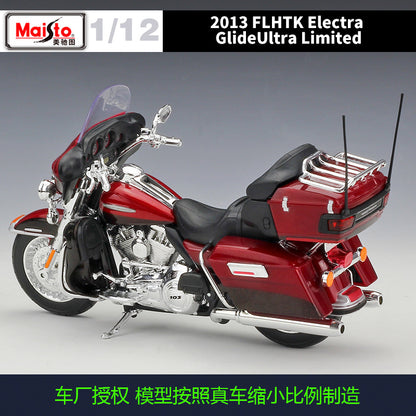 1/12 Scale 2013 Harley-Davidson FLHTK Electra Glide Ultra Limited Diecast Model Motorcycle