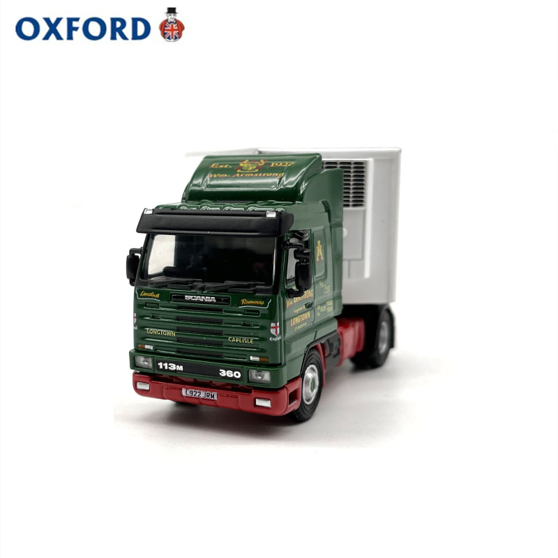 1/76 Scale Scania 143 40ft Fridge Trailer Diecast Model Truck