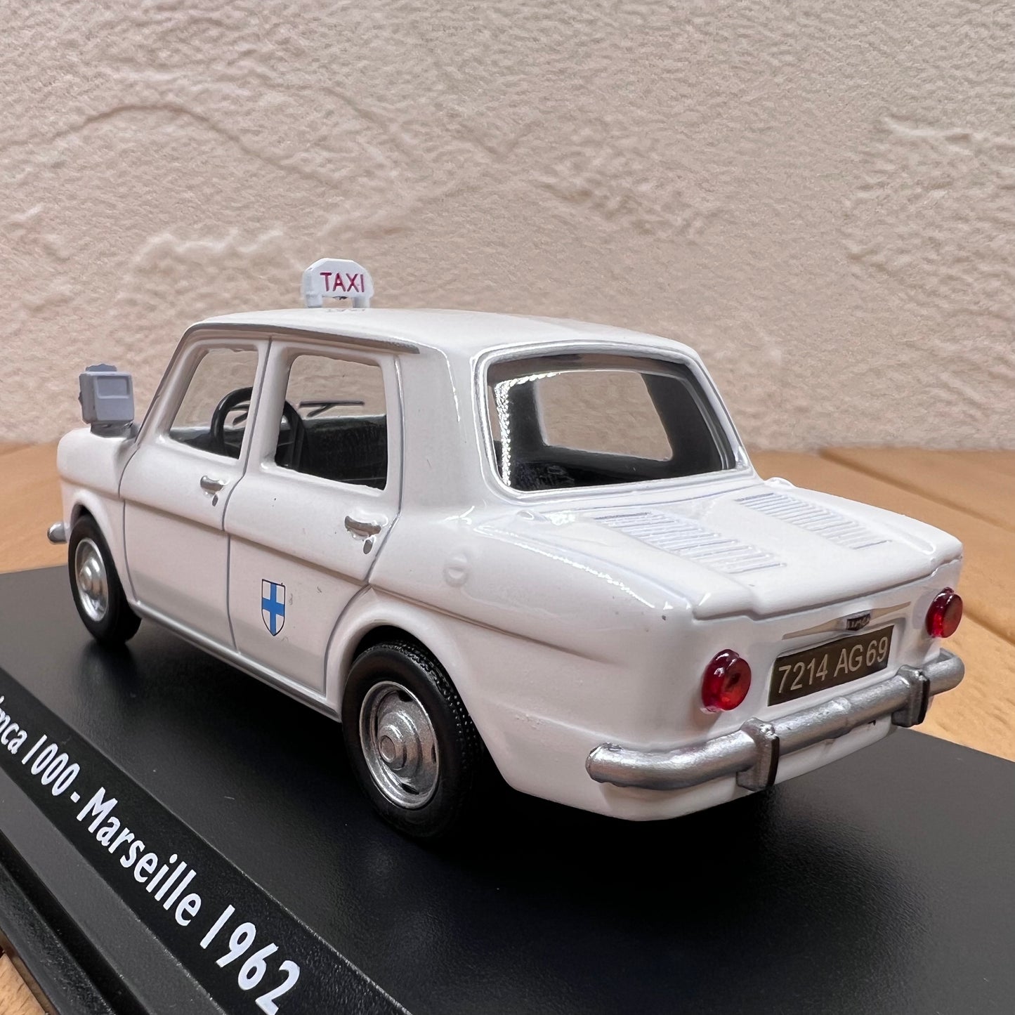 1/43 Scale 1962 Simca 1000 Marseille Taxi Diecast Model Car