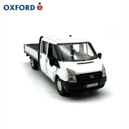 1/76 Scale Ford Transit Dropside Truck White Diecast Model