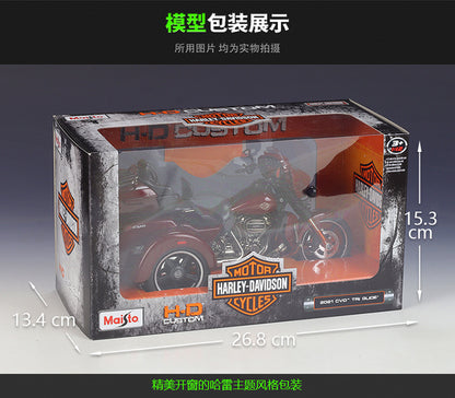 1/12 Scale 2021 Harley-Davidson CVO Tri Glide Trike Diecast Model