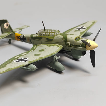 1/100 Scale Junkers Ju 87 Stuka WWII German Dive Bomber Diecast Model Aircraft