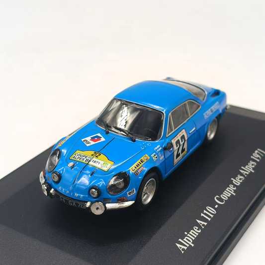 1/43 Scale 1971 Alpine A110 Coupe Diecast Model Car
