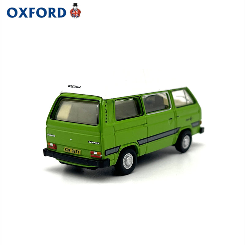 1/76 Scale Volkswagen T25 Camper Van Green Diecast Model Car