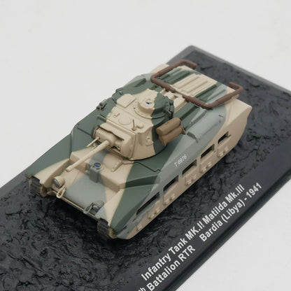 1/72 Scale 1941 WWII British Infantry Tank Mark II Matilda Diecast Model