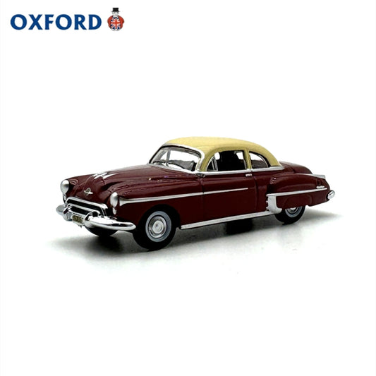 1/87 Scale 1950 Oldsmobile Rocket 88 Coupe Red Diecast Model Car