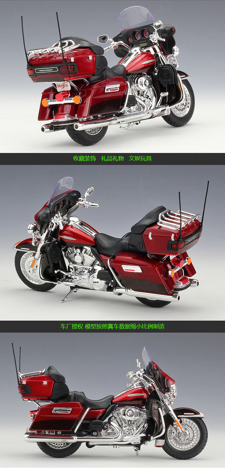 1/12 Scale 2013 Harley-Davidson FLHTK Electra Glide Ultra Limited Diecast Model Motorcycle