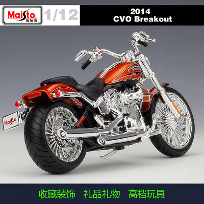 1/12 Scale 2014 Harley-Davidson CVO Breakout Diecast Model Motorcycle