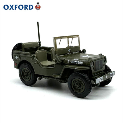 1/76 Scale Willys MB Jeep US Army Diecast Model Car