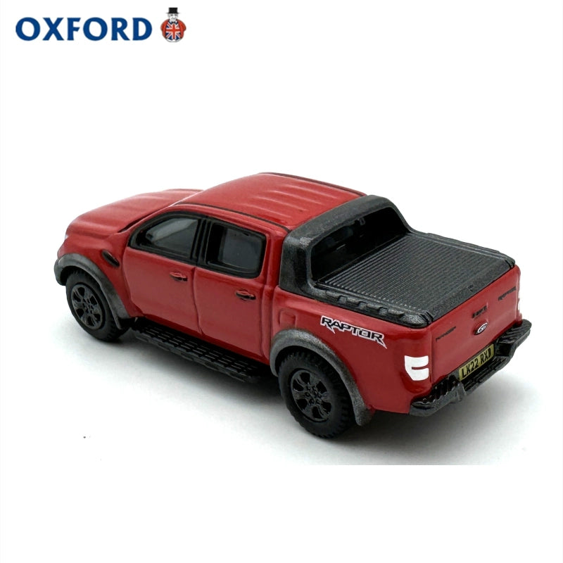 1/76 Scale Ford Ranger Raptor Pickup Truck Red Diecast Model