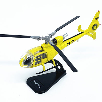 1/100 Scale Aérospatiale Gazelle SA 341 French Helicopter Diecast Model