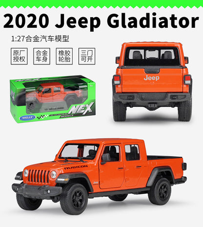 1/27 Scale Jeep Gladiator Rubicon Pickup Truck Diecast Model Car