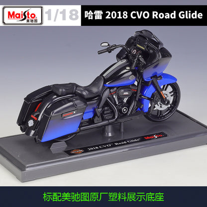 1/18 Scale Harley-Davidson CVO Road Glide Diecast Model Motorcycle