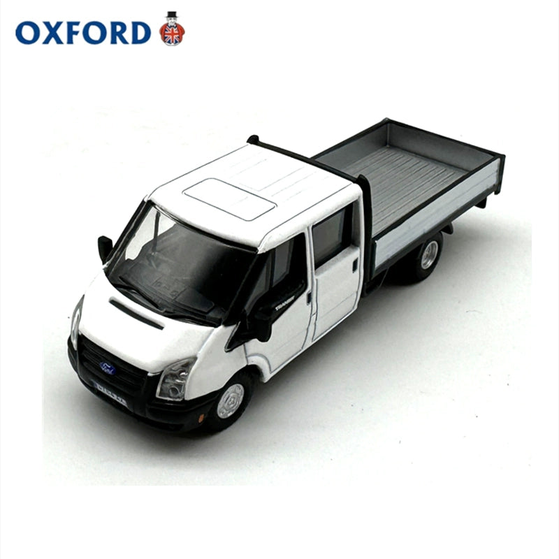 1/76 Scale Ford Transit Dropside Truck White Diecast Model