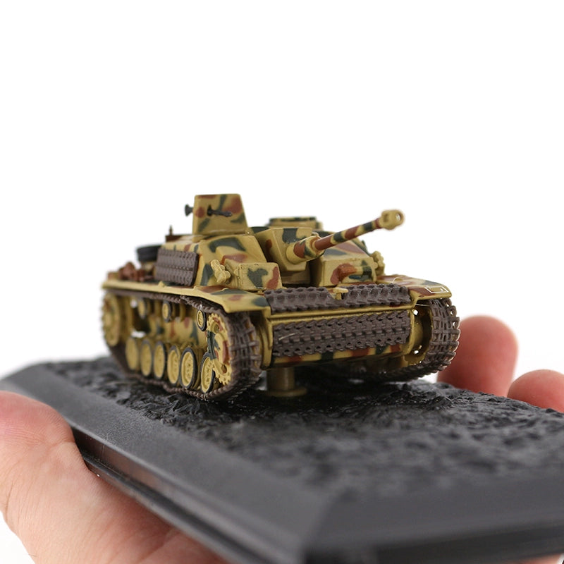 1/72 Scale WWII German Sd.Kfz. 250 Half-Track Panzer Tank Sturmgeschütz III Assault Gun Diecast Model