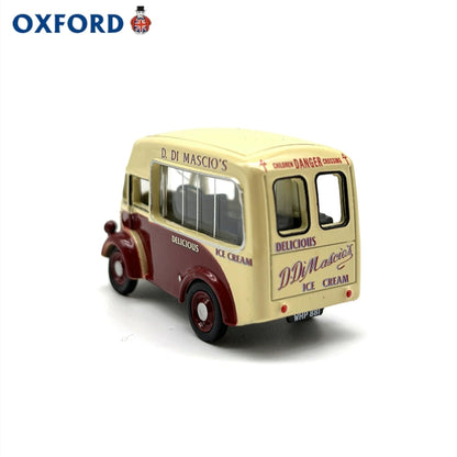 1/76 Scale Morris J-type Ice Walls Cream Van Yellow Red Diecast Model