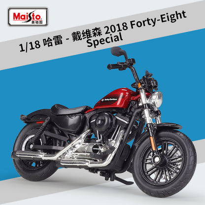 1/18 Scale 2018 Harley-Davidson Sportster Forty-Eight Special Diecast Model Motorcycle