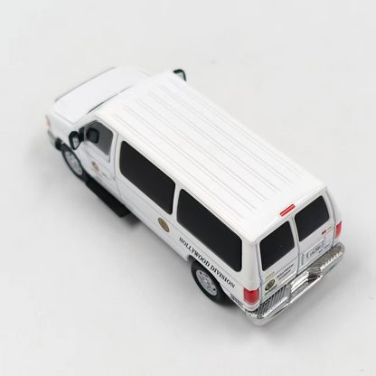 1/64 Scale Ford E-Series Van LAPD Hollywood Division Diecast Model Car