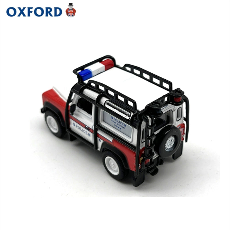 1/76 Scale Land Rover Defender 90 Station Wagon Hong Kong Police Diecast Model