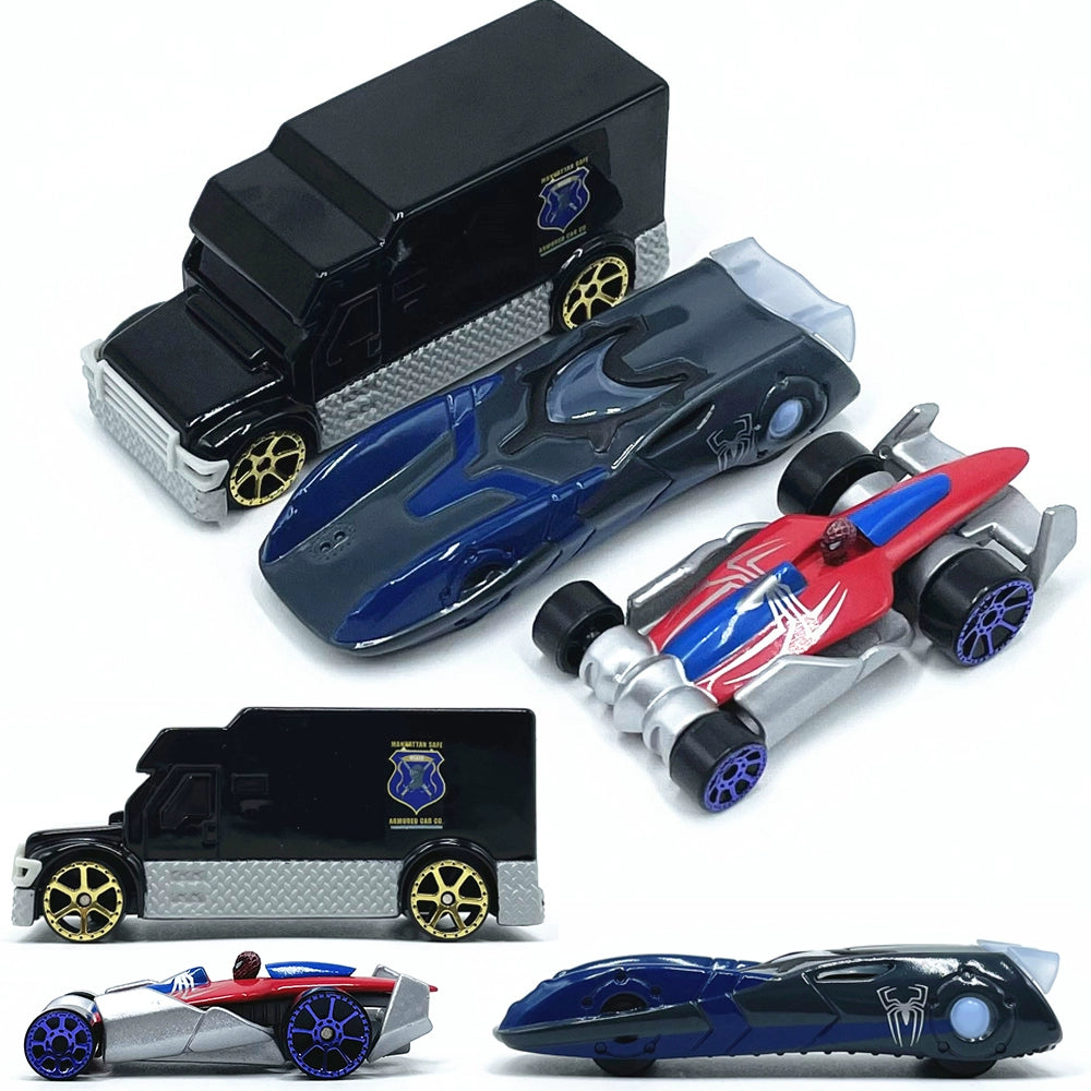 1/64 Scale Spider-Man 3-Vehicles Set Diecast Model Cars