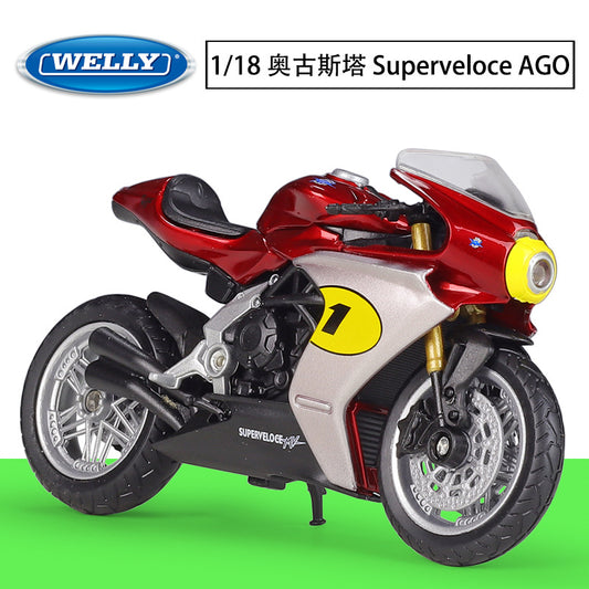 1/18 Scale MV Agusta Superveloce Ago Motorcycle Diecast Model
