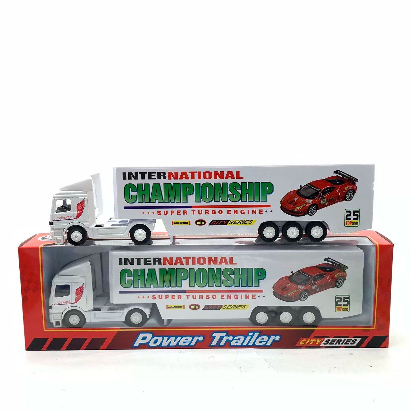 1/64 Scale Semi-Trailer Truck Diecast Model