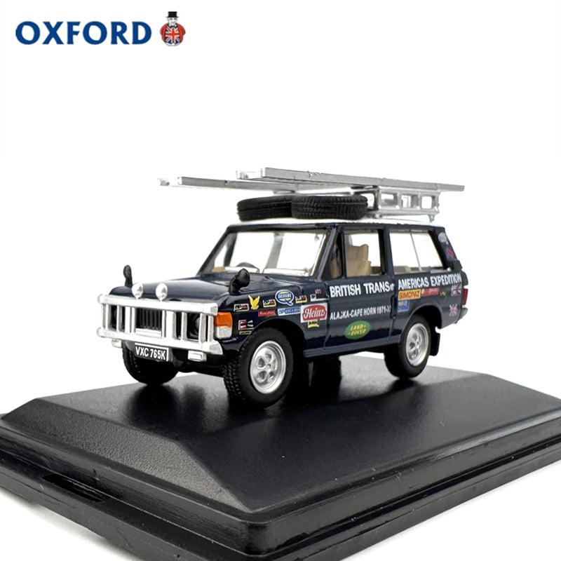 1/76 Scale Range Rover Classic British Trans-Americas Expedition Diecast Model Car